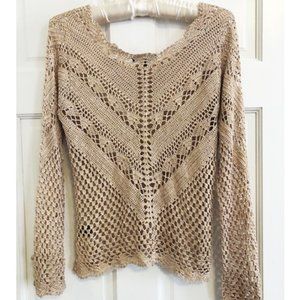 BCBGMAXAZRIA Crochet Top in size Small